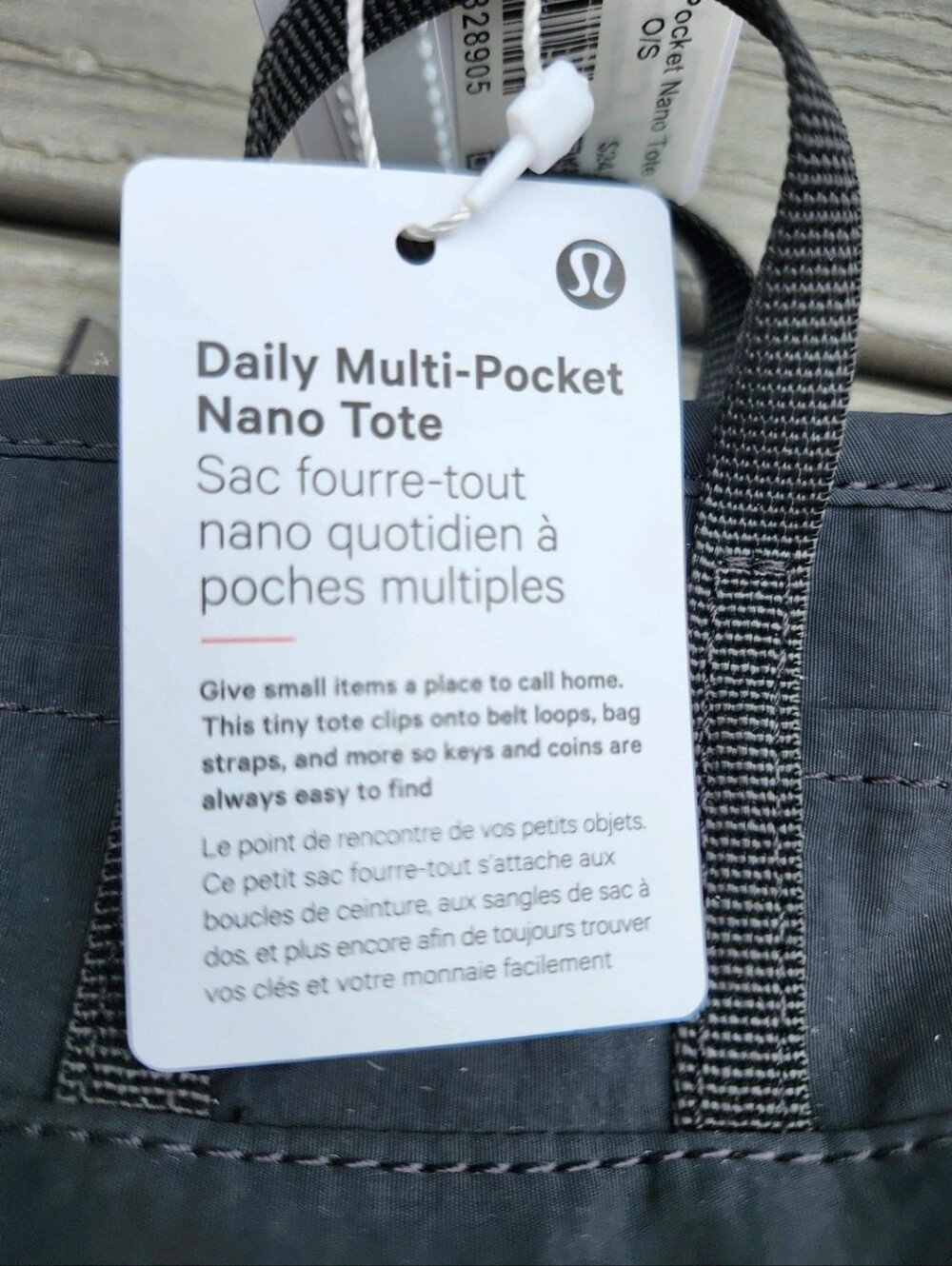 lululemon athletica Black Daily Multi-Pocket Nano Tote - Picture 2 of 8